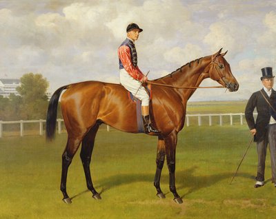 Persimmon, Winner of the 1896 Derby (detail) by Emil Adam